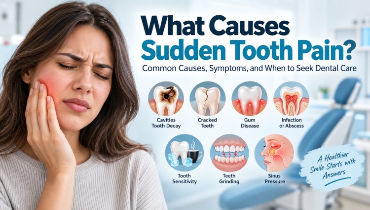 What Causes Sudden Tooth Pain? Common Causes and When to Seek Dental Care