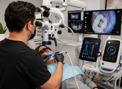 Root canal patient at Aligned Dental House